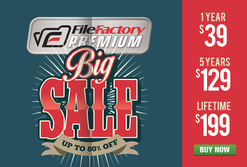 FileFactory Big Sale 2016 Promo